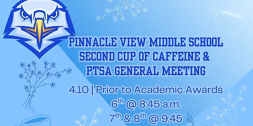 PVMS April 2026 PTSA General Meeting 