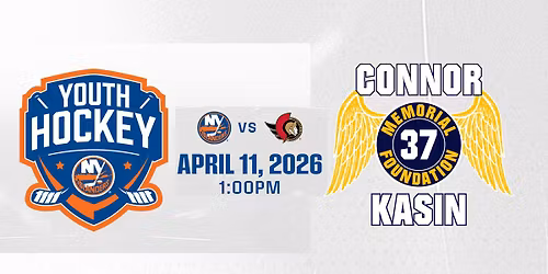 New York Islanders game to benefit YOUTH HOCKEY Connor Kasin Memorial Foundation