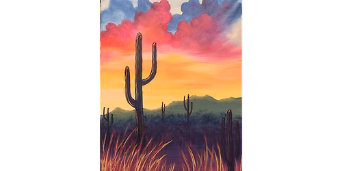 Confetti Desert Sunset - Paint and Sip in Tyler | Classpop!\u2122
