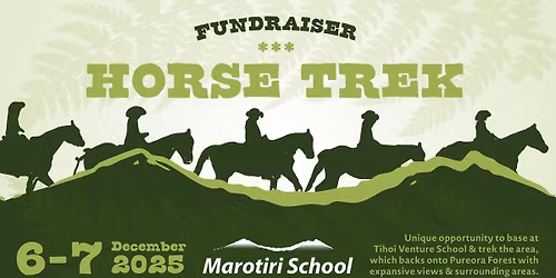 Marotiri School Horse Trek Fundraiser