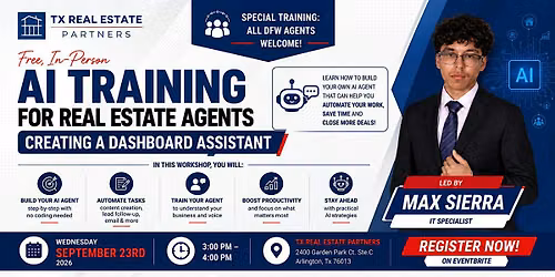 AI Training for Real Estate Agents: Creating a Dashboard Assistant