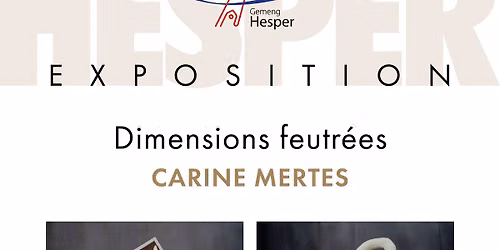 Vernissage exposition 'Dimensions feutr\u00e9es' de Carine Mertes