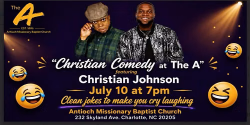 Christian Comedy at TheA! Featuring: Christian Johnson