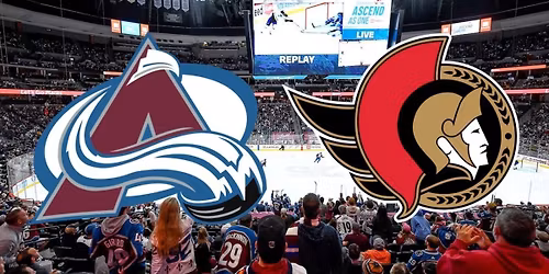 Ottawa Senators at Colorado Avalanche at Ball Arena