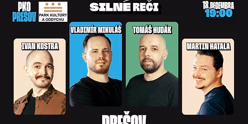 SILN\u00c9 RE\u010cI V PRE\u0160OVE