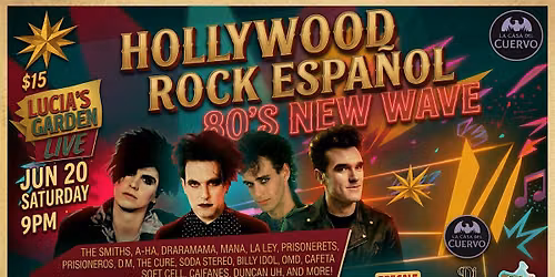 Spanish Rock Vs 80's New Wave Live Cover Band In Hollywood