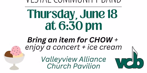 Vestal Band Concert + Ice Cream