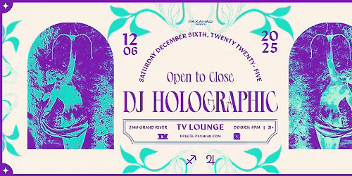DJ Holographic - Open to Close