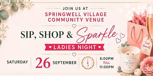 Sip, Shop & Sparkle - Ladies Night
