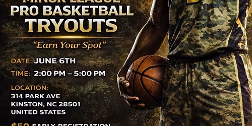 Minor League Pro Basketball Tryouts