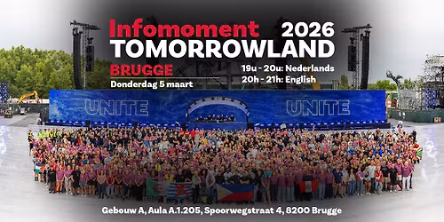 Infomoment Tomorrowland Brugge