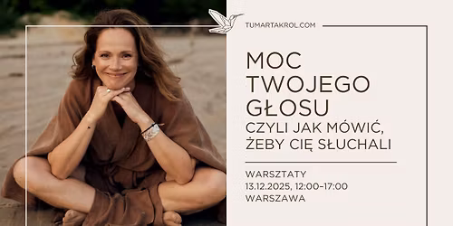 MOC TWOJEGO G\u0141OSU - czyli jak m\u00f3wi\u0107 \u017ceby Ci\u0119 s\u0142uchali i s\u0142yszeli