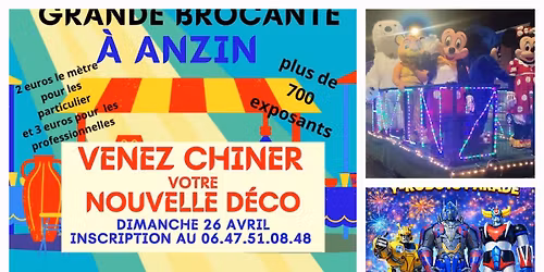 grande brocante \u00e0 anzin 