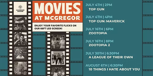 Movies at McGregor
