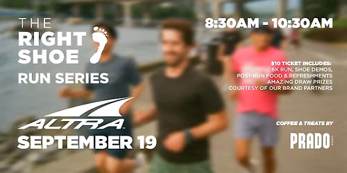 The Right Shoe Fall Morning Run Series | Presented by Altra