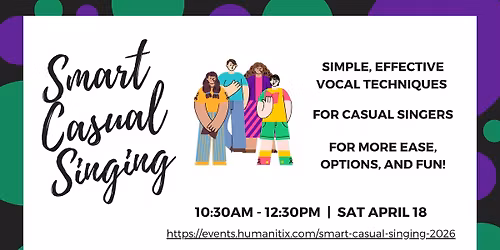 Smart Casual Singing!