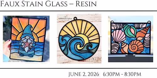 Faux Stain Glass \u2013 Resin