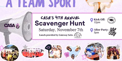 CASA 2026 Scavenger Hunt
