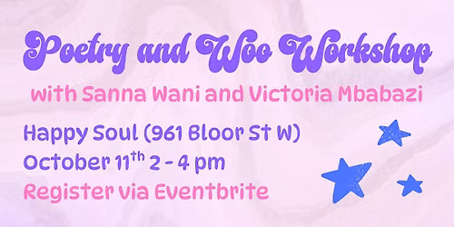 Poetry and Woo Workshop