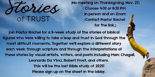 Stories of Trust Bible Study