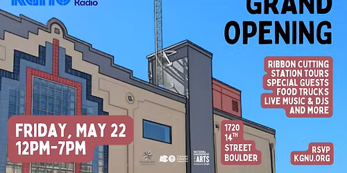 KGNU Gnu Community Media & Cultural Center Ribbon Cutting & Grand Opening