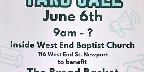 Yard Sale Fundraiser