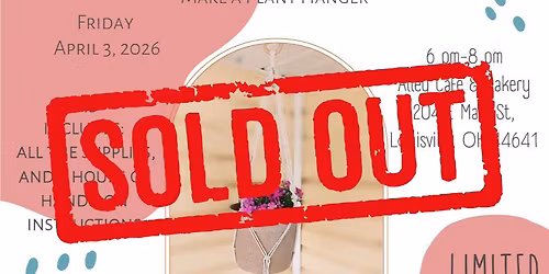 Macrame Plant hanger class