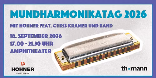Mundharmonikatag 2026 mit HOHNER feat. Chris Kramer und Band