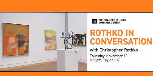 Rothko: In Conversation