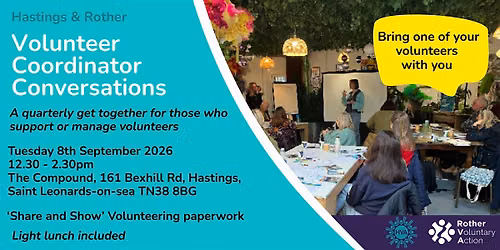 Hastings and Rother Volunteer Coordinators' Conversations