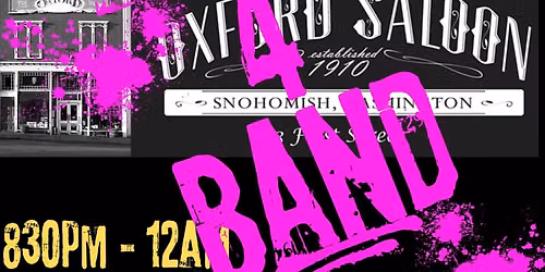 After 4 Band @The Oxford Saloon