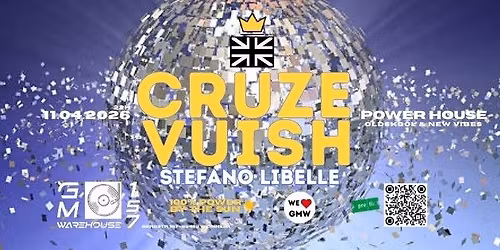 Cruze & Vuish + Stefano Libelle @ GM Warehouse Weinheim