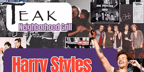 Harry Styles Vibes Music Bingo @ Teak Neighborhood Grill!