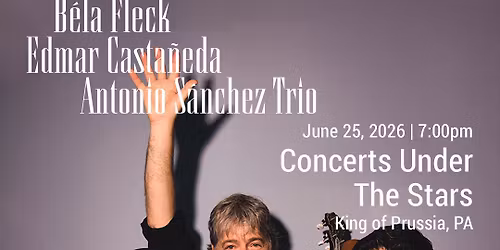 B\u00e9la Fleck Trio - Concerts Under the Stars 6\/25