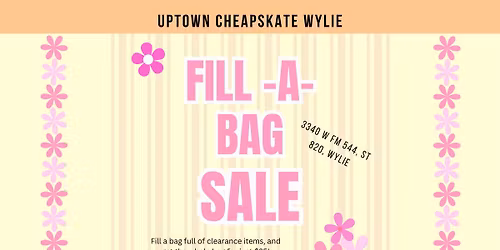 Fill-A-Bag Sale