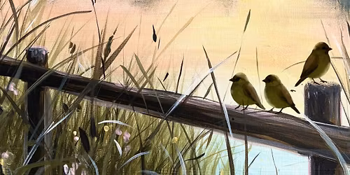 Join Brush Party with Mat to paint 'First Light' - Thornbury