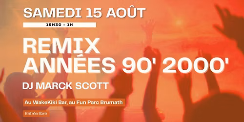 15\/08 - REMIX ANNEES 90'2000