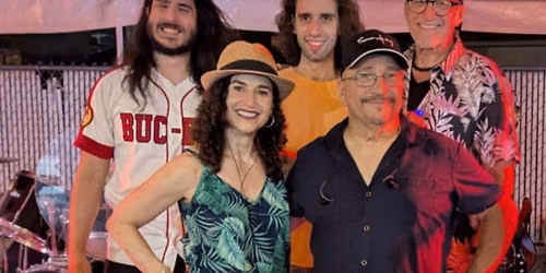 Serendipity getting funky at Harbor lights Tiki bar, come and get your groove on!