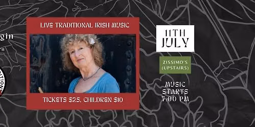Mary Bergin in the Lou Costello Room (Zissimo's Upstairs)