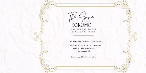 THE SPA KOKOMO ANNUAL EVENT 2026