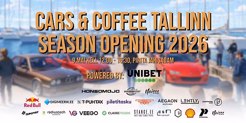 Cars & Coffee Tallinn - Season Opening 2026!
