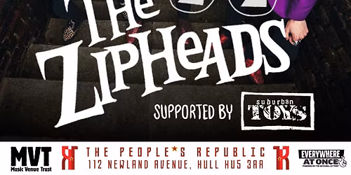 Live: The Zipheads + Suburban Toys