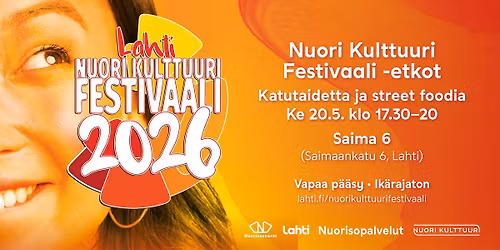 Nuori Kulttuuri Festivaali -etkot: Katutaidetta ja street foodia