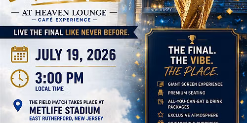 The Final. Live in Heaven. | FIFA World Cup 2026\u2122 Final Experience
