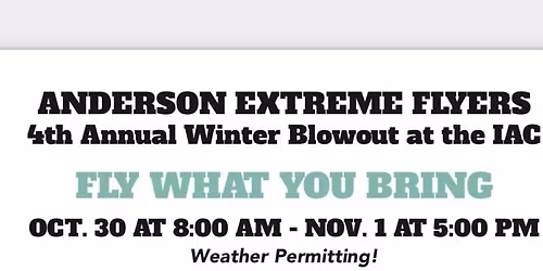 4th Annual Winter Blowout at IAC