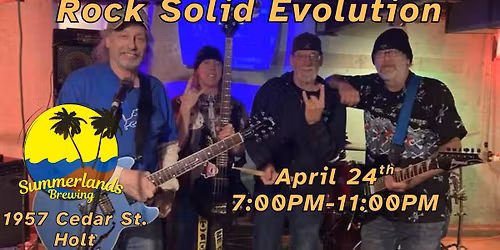 \ud83c\udfb8\ud83d\udd25 Rock Solid Evolution LIVE at Summerlands Brewing Company \ud83d\udd25\ud83c\udfb8