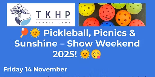 Show Weekend Pickleball Events