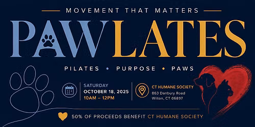 Pawlates hosted by CT Humane Society