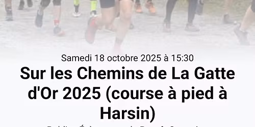 Sur les Chemins de La Gatte d'Or 2025 (course à pied à Harsin)