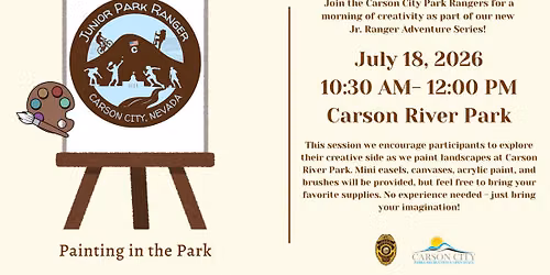 Jr. Ranger Adventure Presents - Painting in the Park